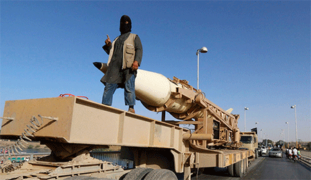 Daesh adquirió reservas de armas iraquíes en Mosul