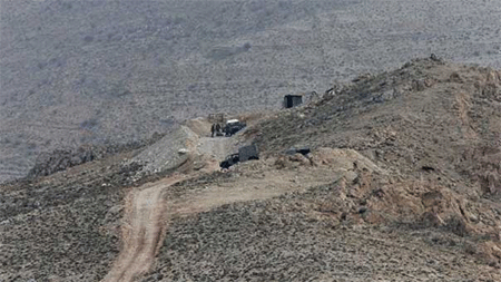 las montañas de Ras baalbeck