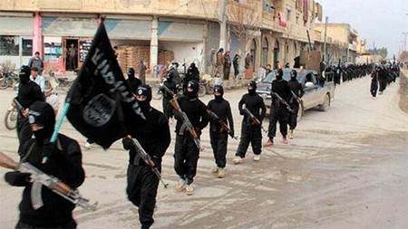 miembros del grupo terrorista Daesh