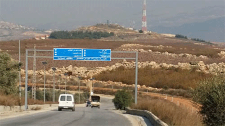 frontera libanesa con Palestina ocupada