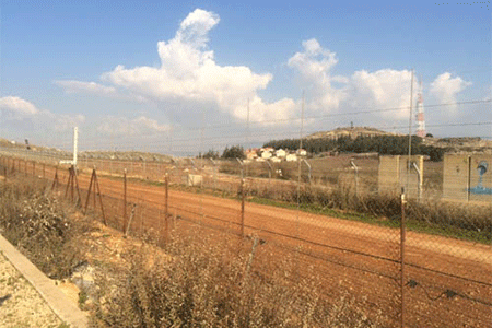 frontera libanesa con Palestina ocupada