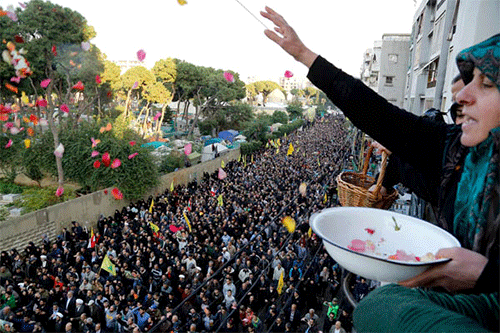 funeral del mártir Samir Al Kuntar