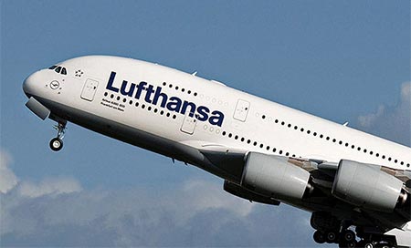 la compañía de Lufthansa