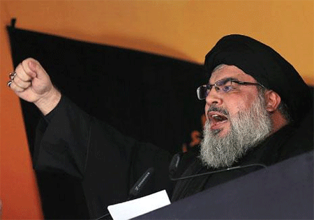 secretario general de Hezbolá, Sayyed Hassan Nasrolá