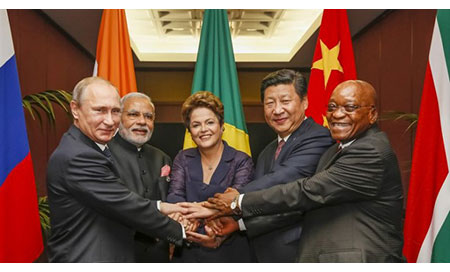 Los lideres del BRICS