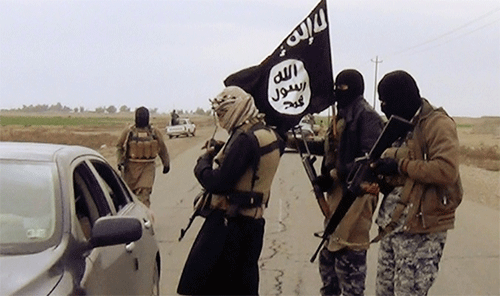miembros del grupo terrorista Daesh