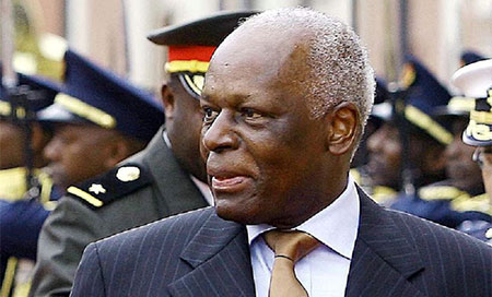 El presidente de Angola, José Eduardo Dos Santos