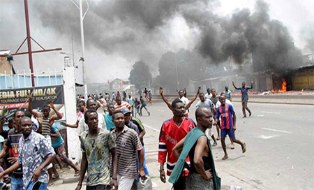 Protestas en RDC