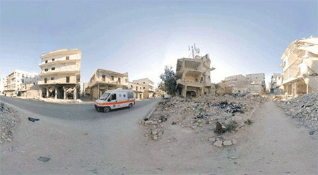 la ciudad siria de zabadani