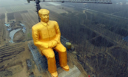 estatua de Mao Zedong