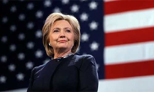 La ex secretaria de Estado Hillary Clinton