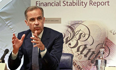 El gobernador del Banco de Inglaterra, Mark Carney