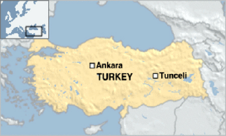 explosion en turquia, tunceli