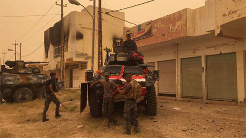 las fuerzas iraquíes prosiguen su avance en los barrios de Faluya