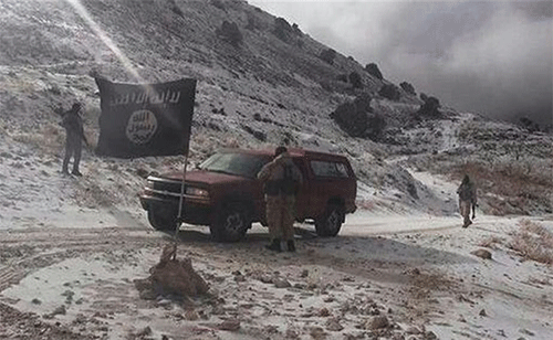 control de Daesh en las montañas de Qalamun