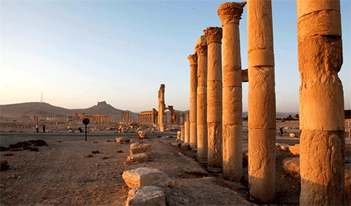 la histórica ciudad de Palmira