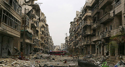 Alepo, la ciudad devastada por el terrorismo