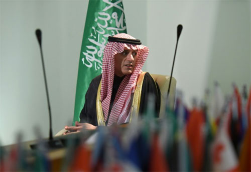ministro saudí de Relaciones Exteriores, Adel al-Jubeir