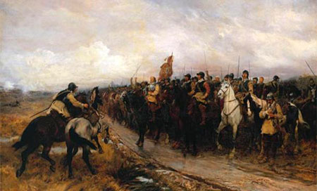 la batalla de Dunbar