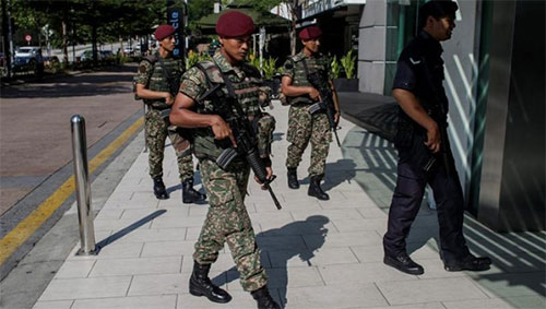 operación antiterrorista en Malasia