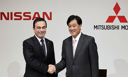 los presidentes de Nissan y Mitsubishi