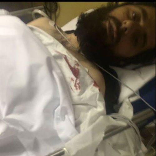 el terrorista detenido Ahmed Youssef Ammoun en el hospital