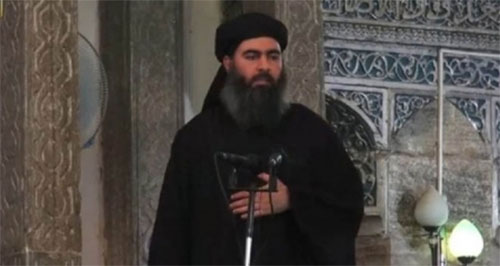 jefe del grupo terrorista Daesh, Abu Bakr al Bagdadi
