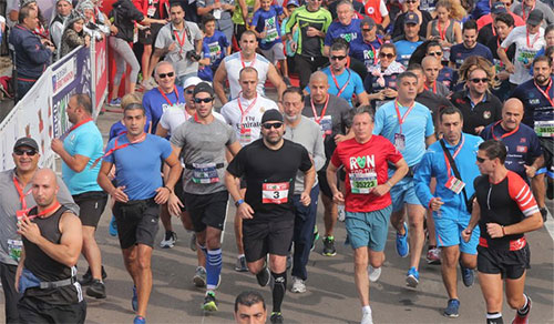 Saad Hariri participa en una maratón en Beirut