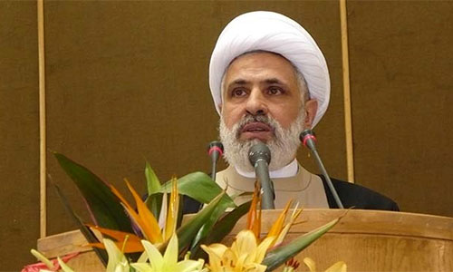 El vicesecretario general de Hezbolá, Sheij Naim Qassem