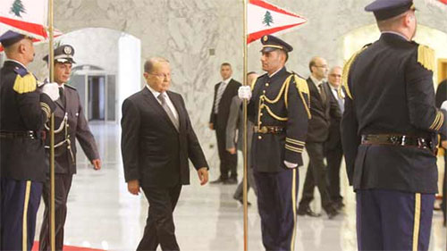 Michel Aoun, presidente de la República Libanesa