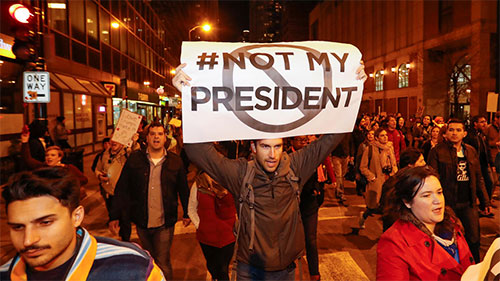 Protestas anti Trump en varias ciudades de Estados Unidos