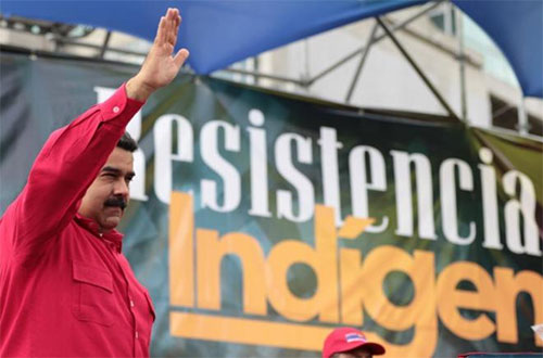 El presidente Nicolás Maduro