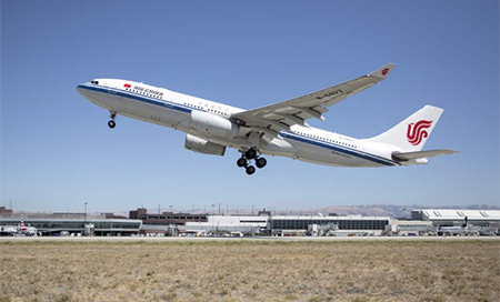 Un avión de Air China