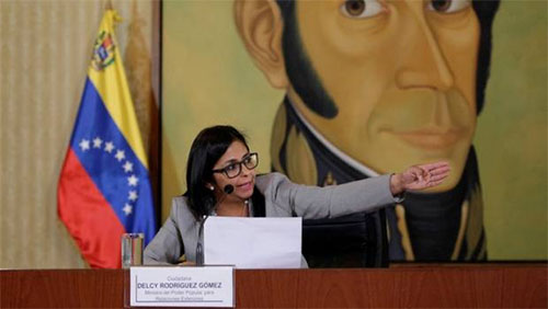 La canciller de Venezuela, Delcy Rodríguez