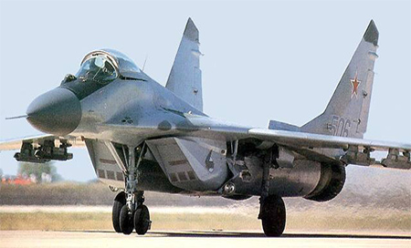 El caza ruso MiG-29