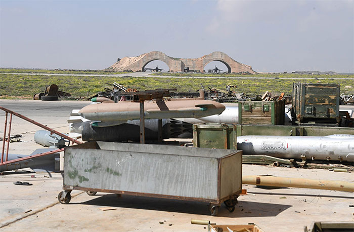aerodromo de Al Shayrat en Homs, Siria