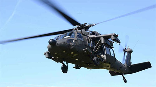 helicóptero de EEUU Black Hawk