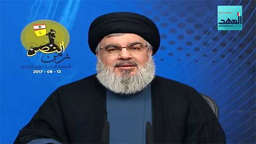 El secretario general de Hezbolá, Sayed Hassan Nasrolá