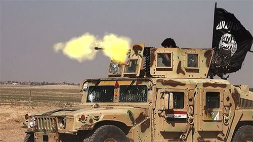 vehículos blindados de Daesh