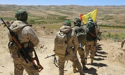 combatientes de Hezbolá en Siria