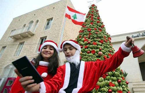 fiestas navideñas en Líbano