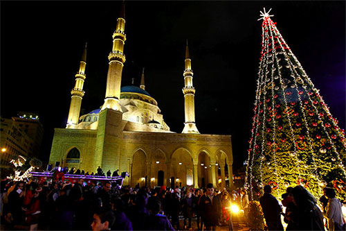 fiestas navideñas en Líbano