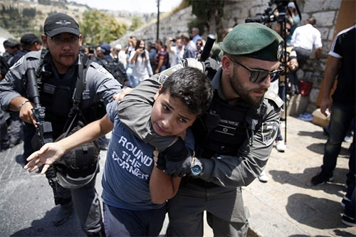 El régimen sionista aumenta la represión contra los niños palestinos