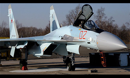 El caza ruso Sukhoi Su-35