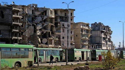 El grupo terrorista Ahrar al Sham retiene a 23 conductores de autobuses