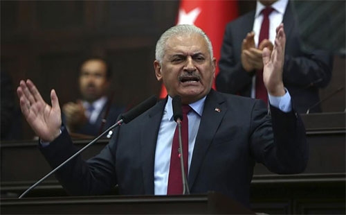 El primer ministro turco, Binali Yildirim