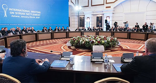 consultas sirias en Astana