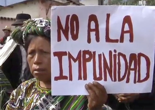 No a la impunidad