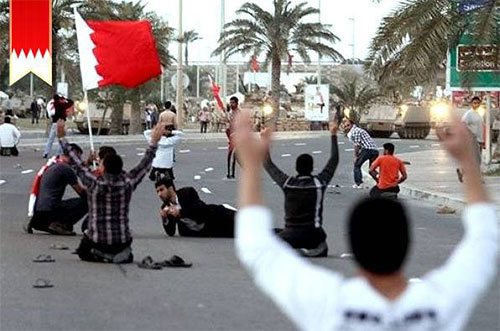 protesta en Bahréin
