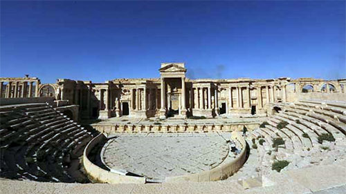 el teatro romano en Palmira